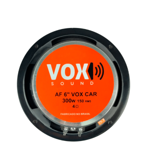 ALTO FALANTE  6'' VOX CAR 300W 150RMS 4 OHMS (PAR)
