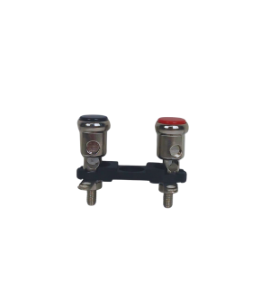 BORNE METALICO DUPLO DE PRESSAO